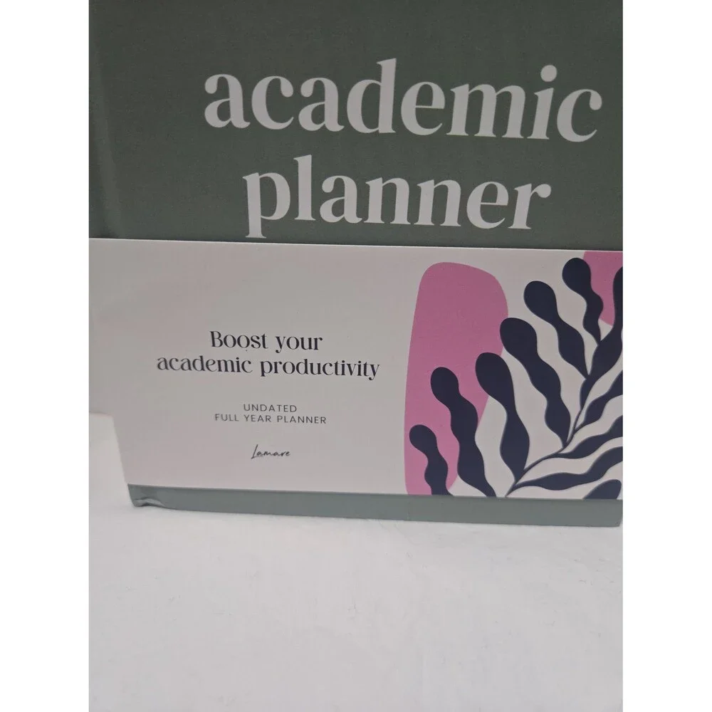 Lamare Academic Planner Undated 2024 to 2026. New. Ample space to write. Sage
